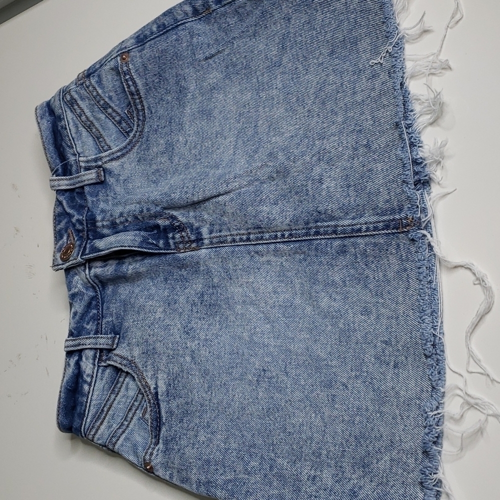 Wild Fable Mini Bleached Denim Skirt